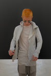 AW22 ZIPPER2 FTT00008 Hooded Jacket Light Gray ZIPPER2 FTT00008 Light Gray 1